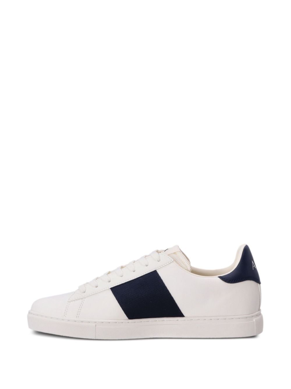 Shop Armani Exchange Ax Lace-up Sneakers In White