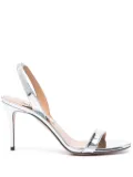 Aquazzura So Nude 85mm sandals - Silver