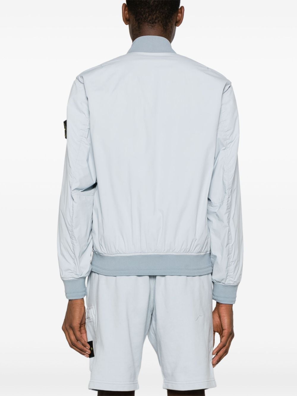 Shop Stone Island Skin-touch Primaloft®-tc Jacket In Blue