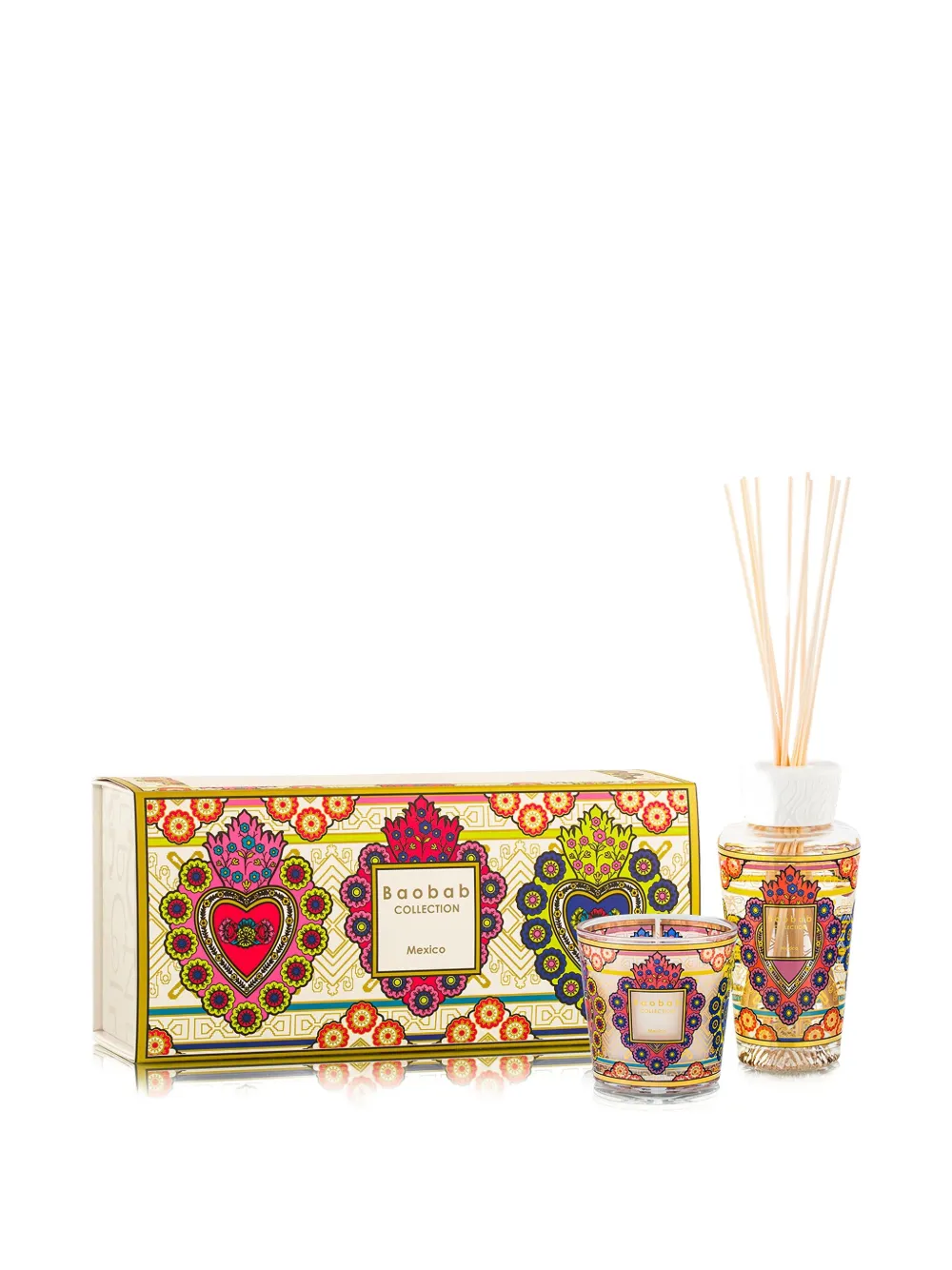 Baobab Collection My first Baobab Mexico candle and diffuser gift box | Pink | Image 1