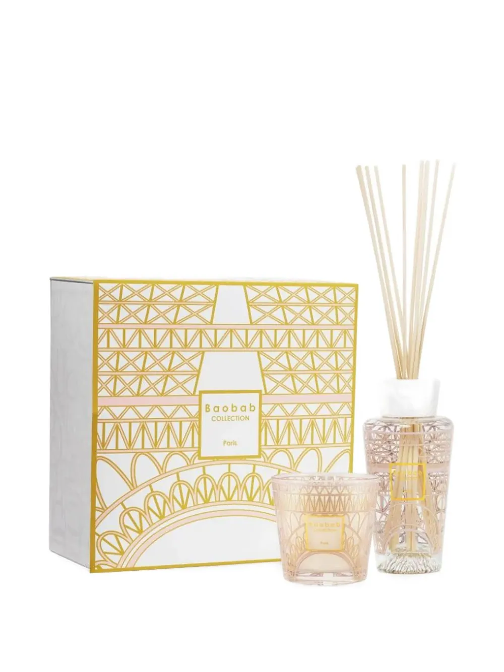 Baobab Collection My first Baobab Paris candle and diffuser gift box | Pink | Image 1