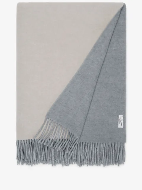 Brunello Cucinelli frayed-edge cashmere blanket 