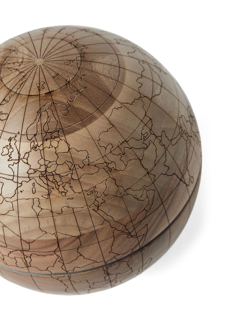 Brunello Cucinelli engraved wooden globe Men