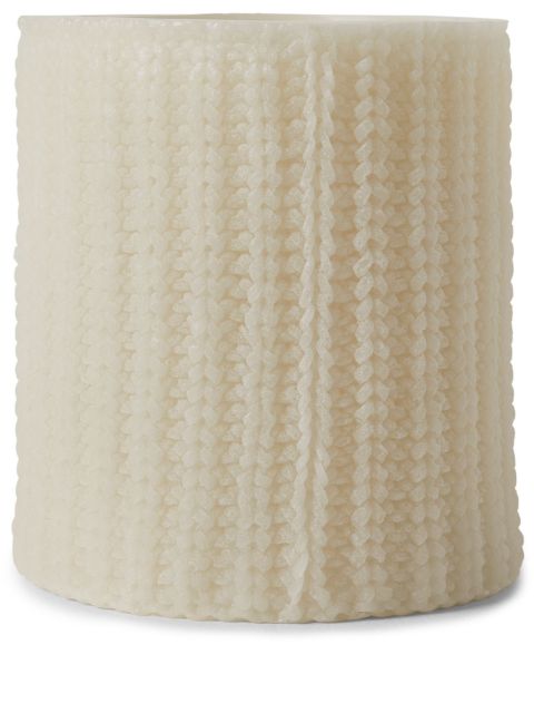 Brunello Cucinelli knit-texture lantern candle Men