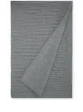 Brunello Cucinelli ribbed-knit cashmere blanket - Grey