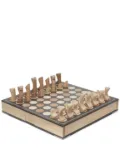 Brunello Cucinelli Krion® chess and draughts set - Brown