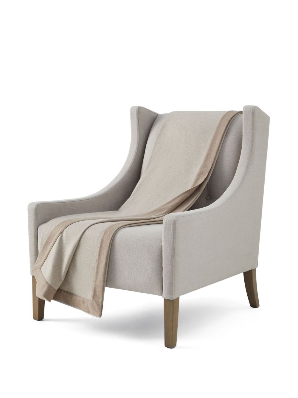 Shop Brunello Cucinelli Cashmere Blanket (200cm X 150cm) In Neutrals