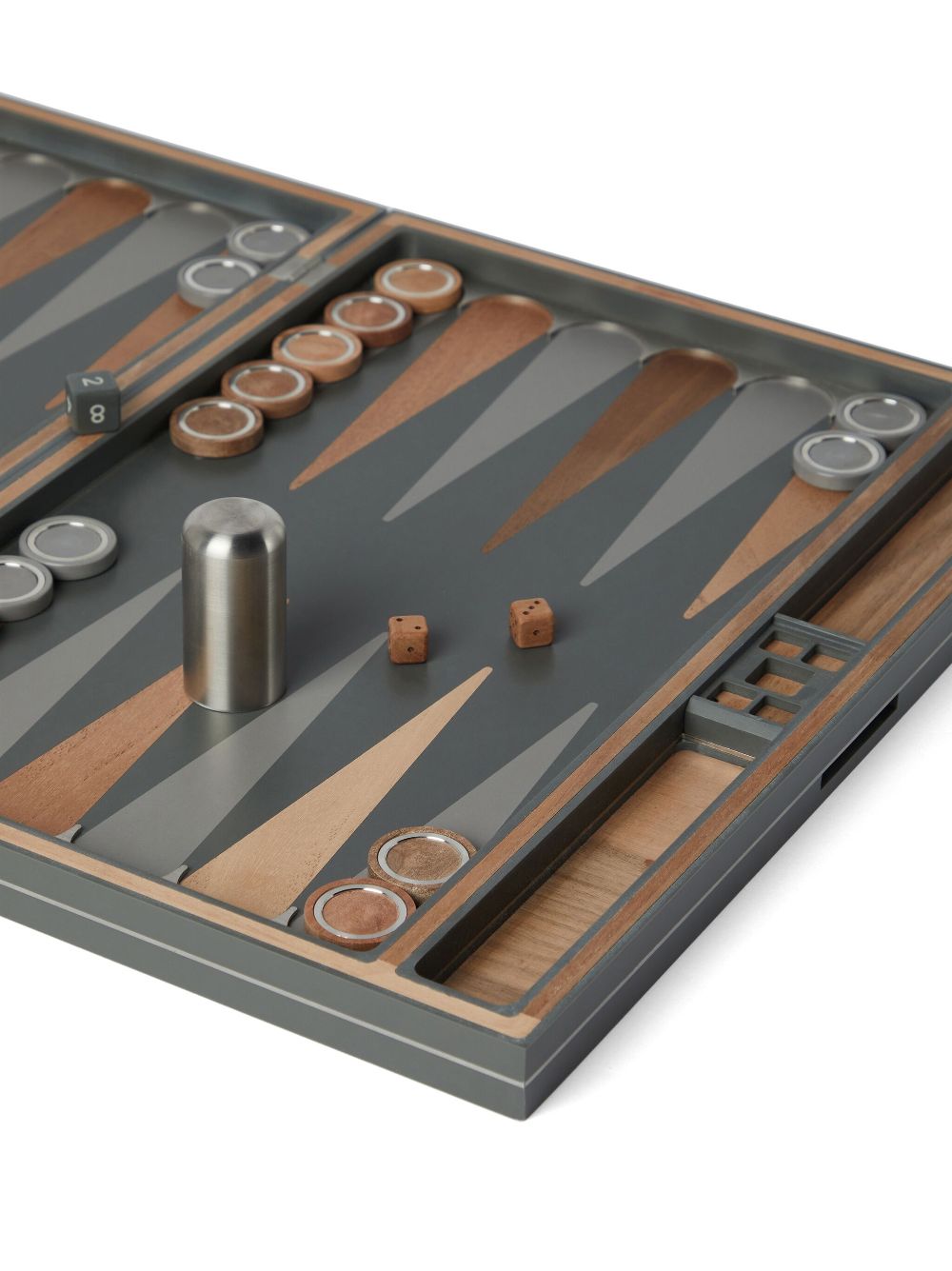 Brunello Cucinelli wood backgammon set (9.5cm x 36cm) Men