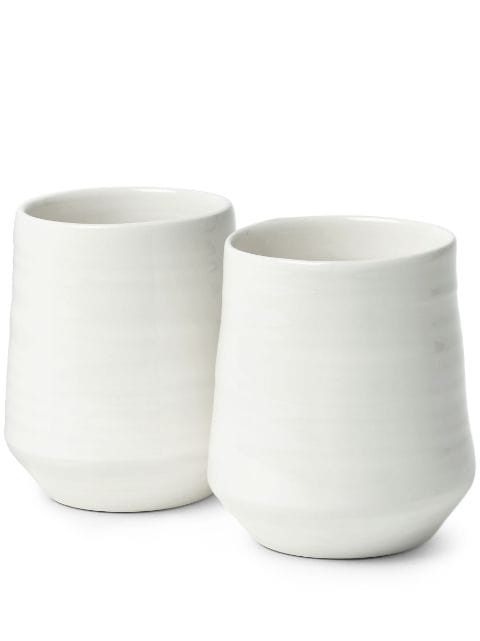 Brunello Cucinelli lot de deux tasses en céramique