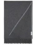 Brunello Cucinelli fringed cashmere throw - Grey