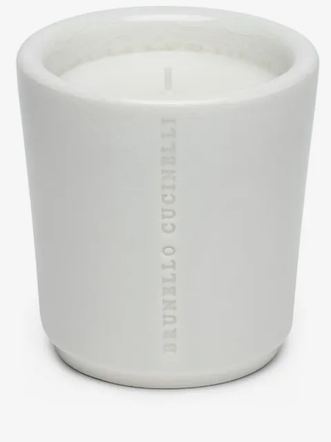 Brunello Cucinelli vela con logo en relieve