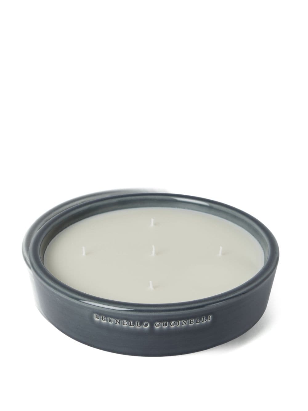 Shop Brunello Cucinelli Extra-large Scented Candle (3995g) In Grey
