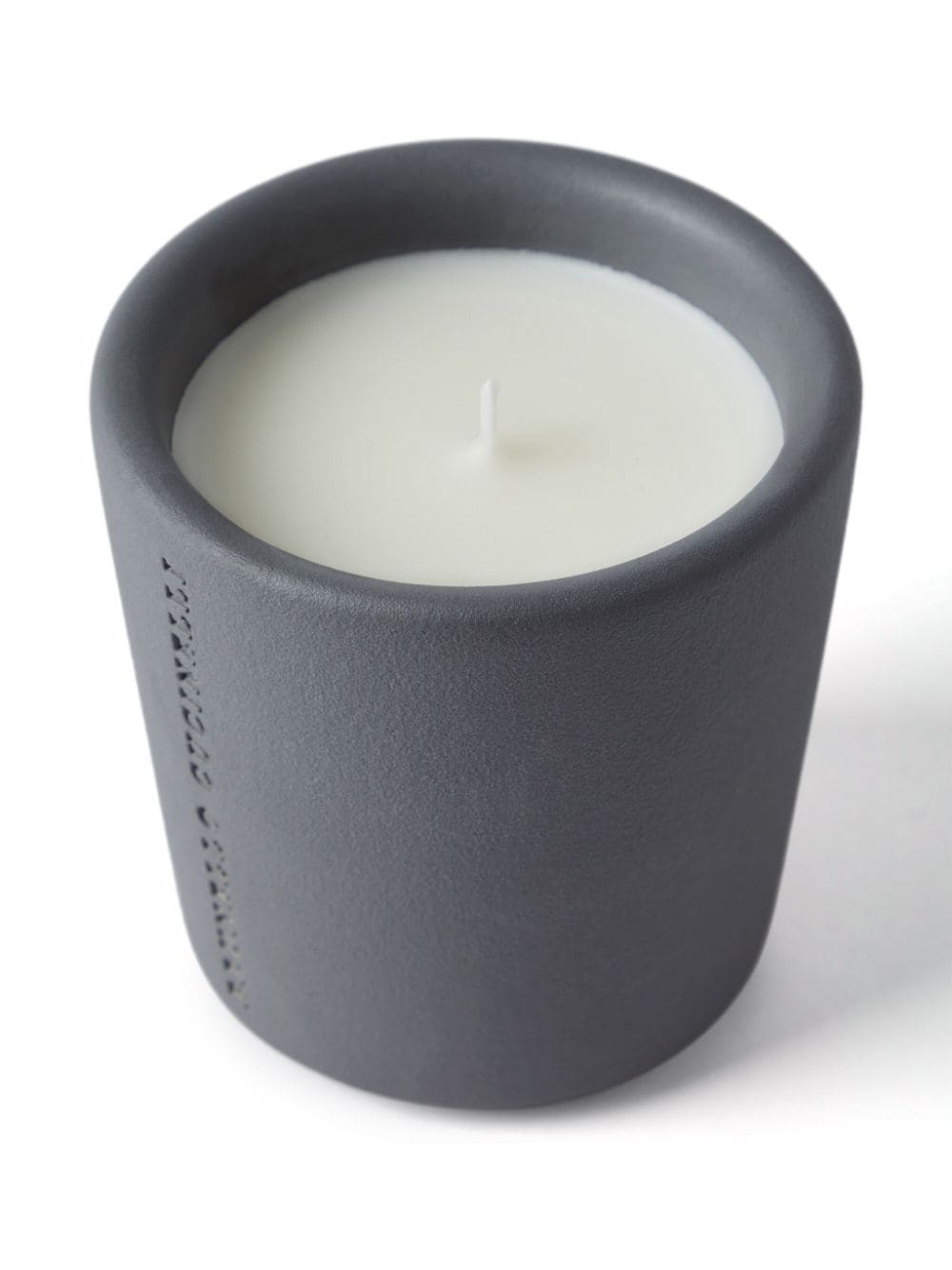 Shop Brunello Cucinelli Logo-embossed Ceramic Candle In Grey
