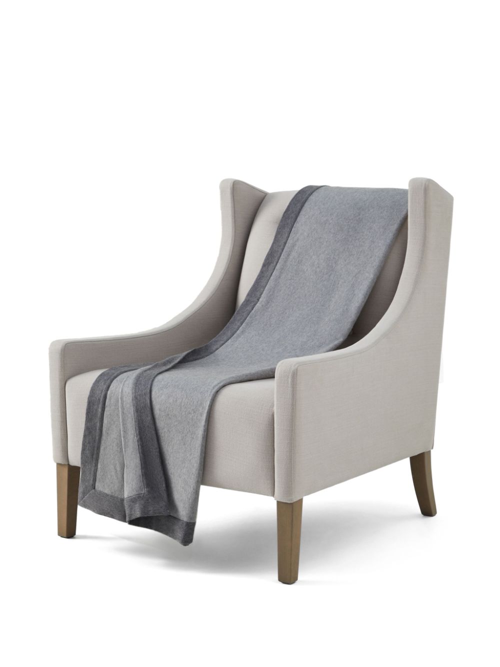 Shop Brunello Cucinelli Cashmere Blanket (200cm X 150cm) In Grey