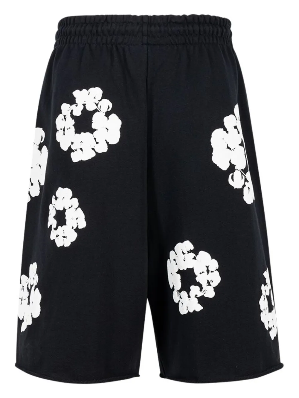 Denim Tears The Cotton Wreath "Black" shorts - Zwart