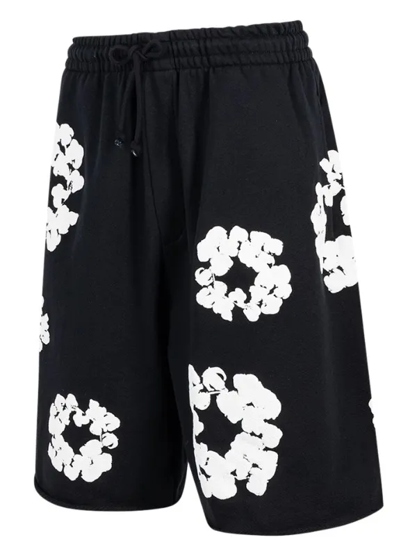 Black shorts cotton top