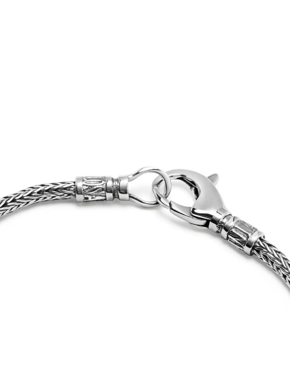 Nialaya Jewelry logo-bead chain bracelet - Zilver