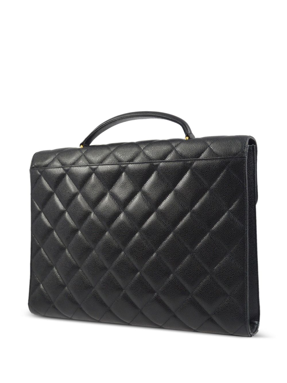 Cheap HOT SALE CHANEL 1995 CC turn-lock briefcase Women