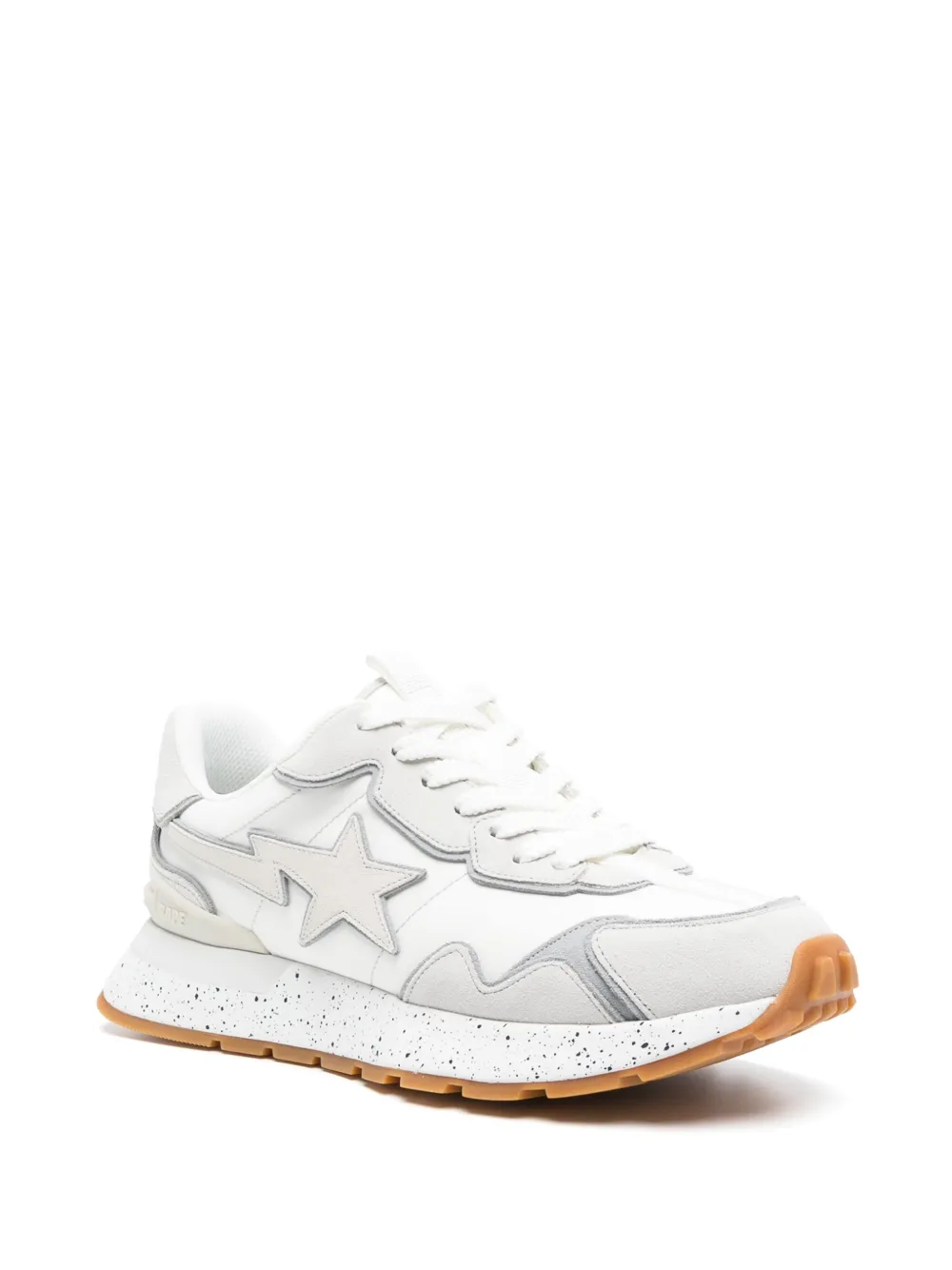 Shop A Bathing Ape Road Sta Express #1 Low-top Sneakers In Neutrals