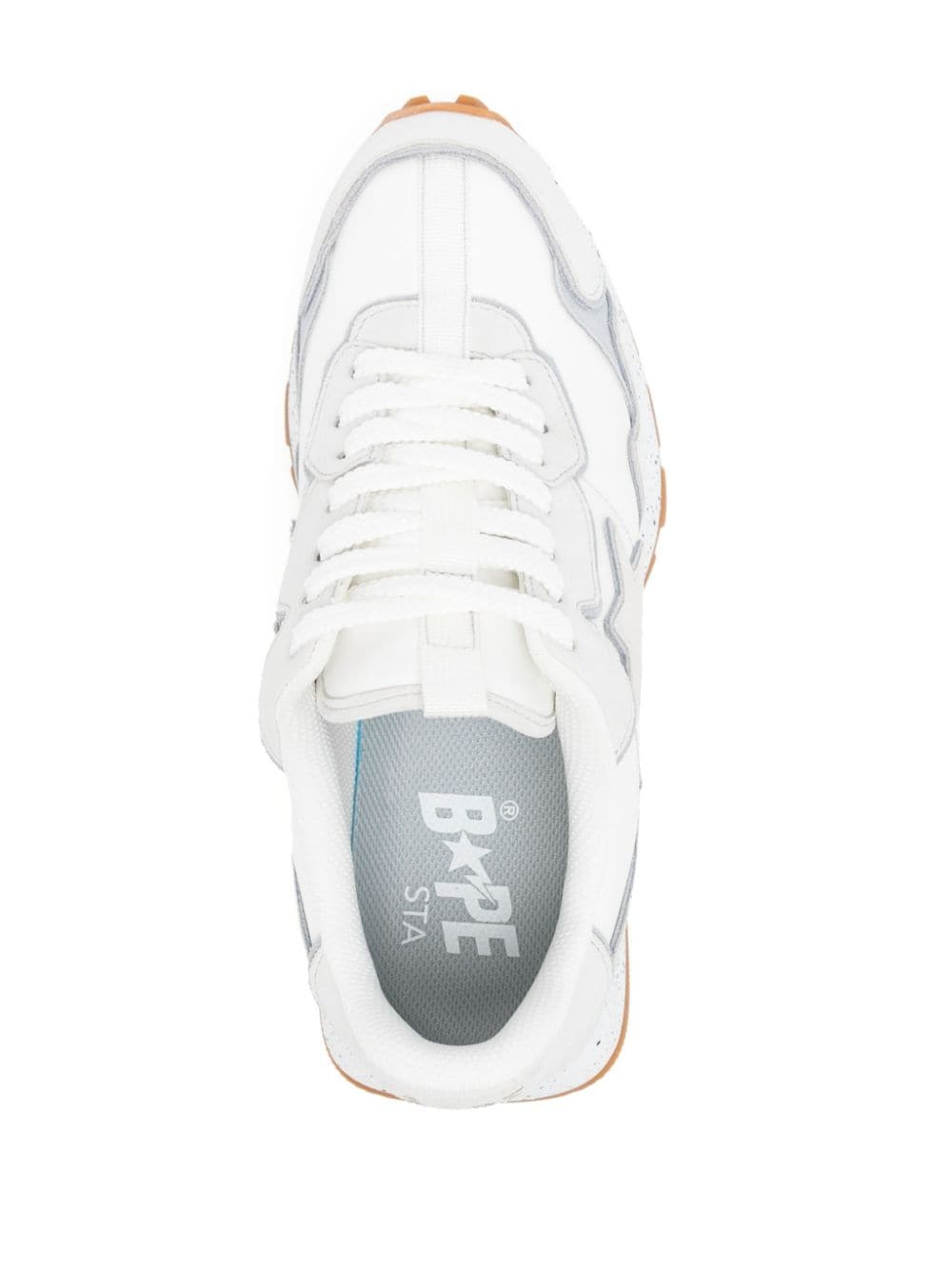 Shop A Bathing Ape Road Sta Express #1 Low-top Sneakers In Neutrals