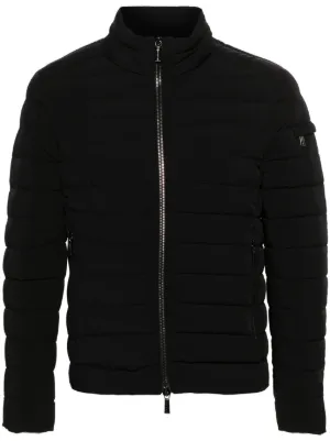 Moorer zip-up Hooded Down Jacket | Blue | FARFETCH