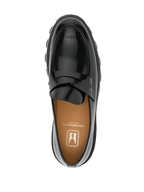 Moreschi Leather Loafers‎ Moreschi Loafers - Moreschi Moccasins | MensDesignerShoe.com main image 2