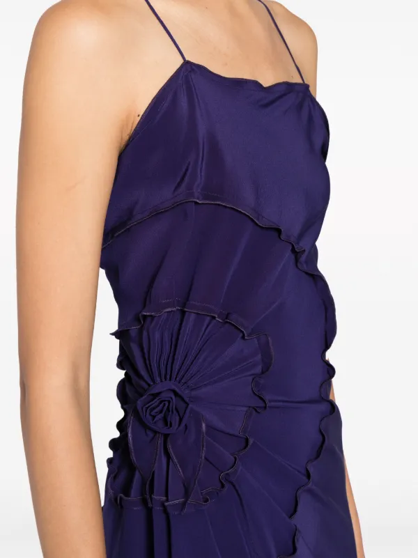 Victoria beckham asymmetric outlet ruffle dress