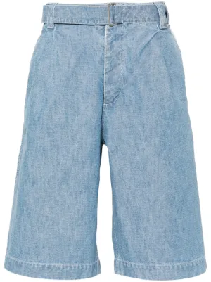 GIVENCHY ライトブルーデニムショートパンツ Givenchy Carpenter デニム ショートパンツ | ブルー | FARFETCH JP