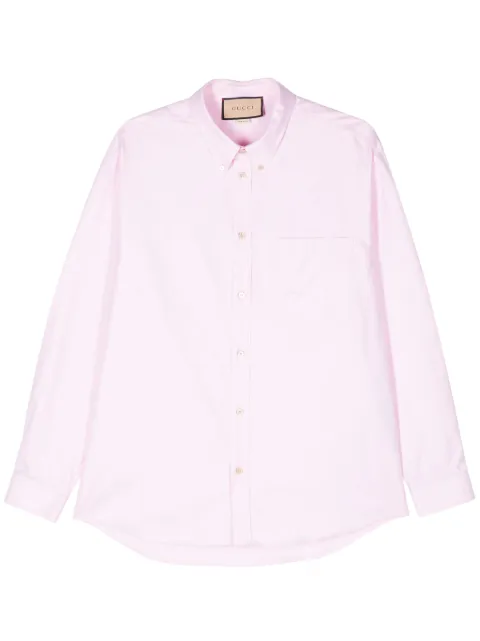 Gucci Double-G cotton Oxford shirt
