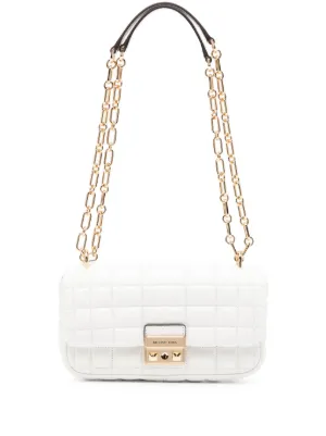 Michael kors new arrivals white quilted bag