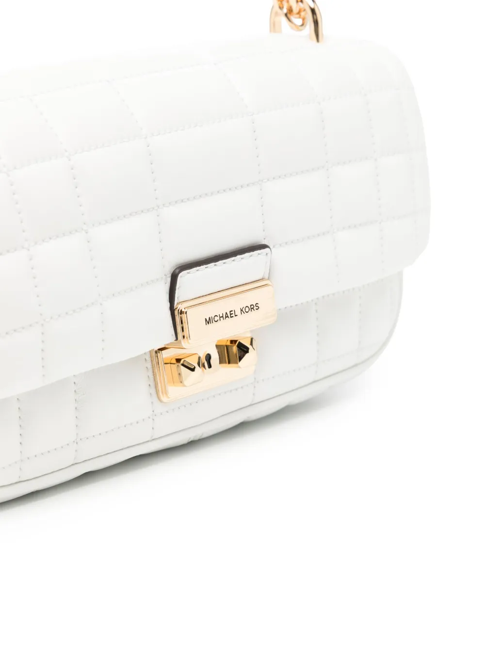 Michael kors white quilted bag store