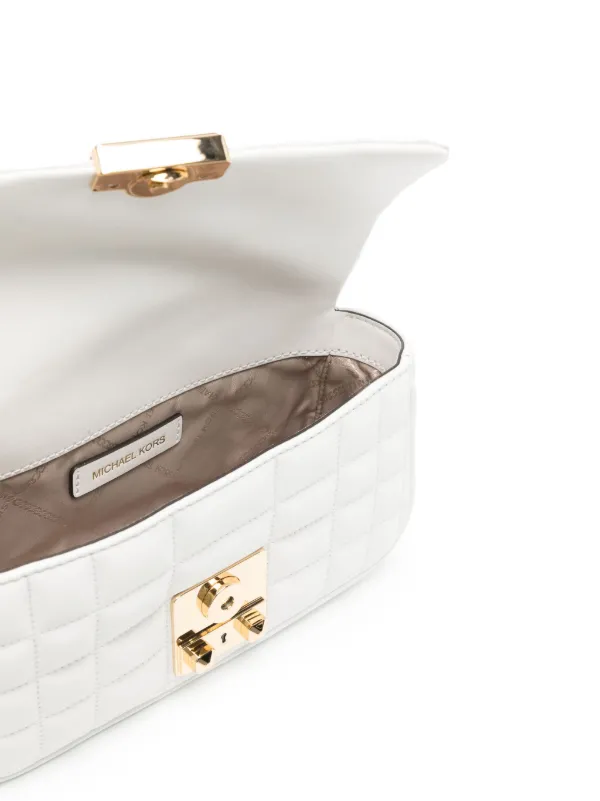 Michael kors white quilted bag shop