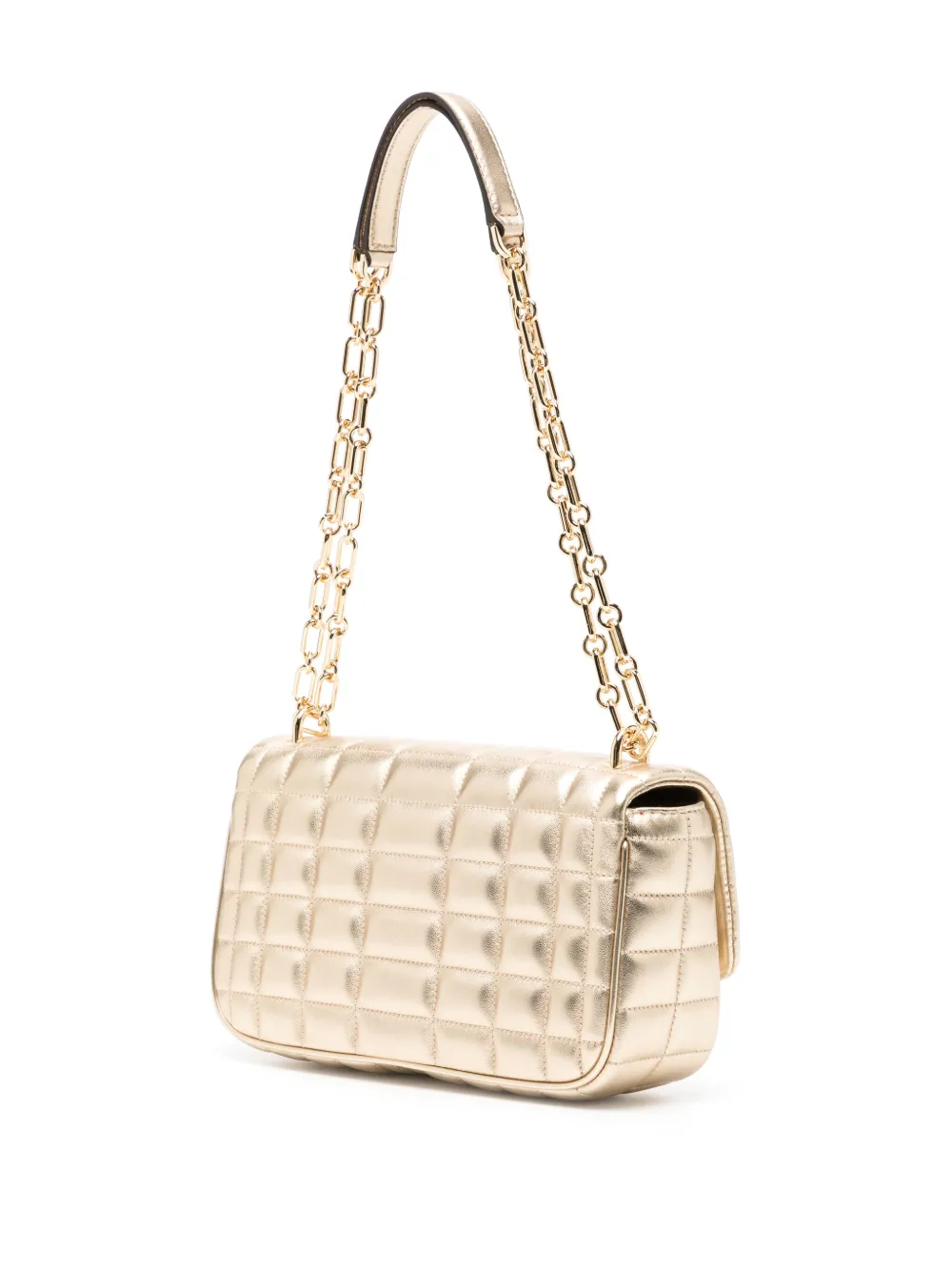 Michael Kors Tribeca gewatteerde schoudertas Goud