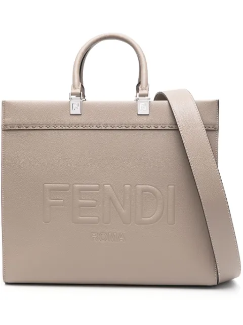 FENDI Sunshine leather tote bag WOMEN