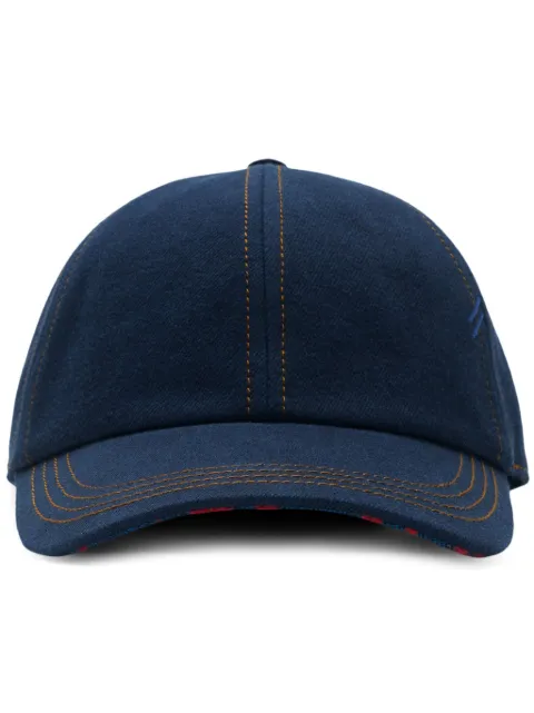 Burberry stitch-detail denim baseball hat