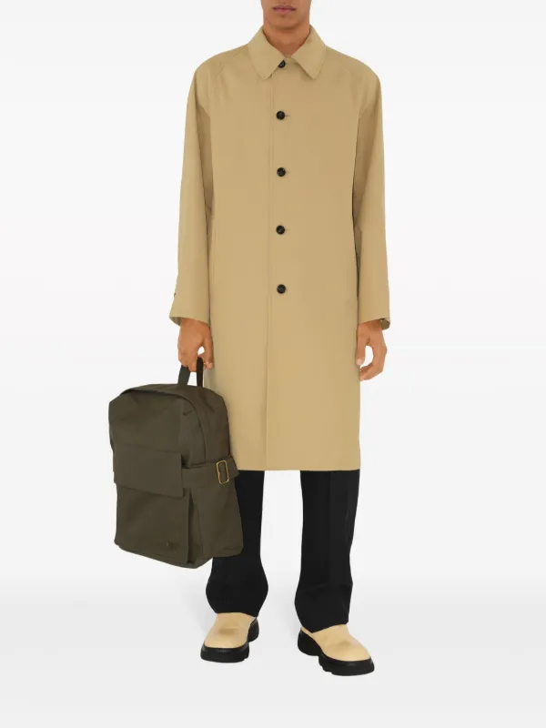 Burberry Buckled Zipped Backpack | Green | FARFETCH