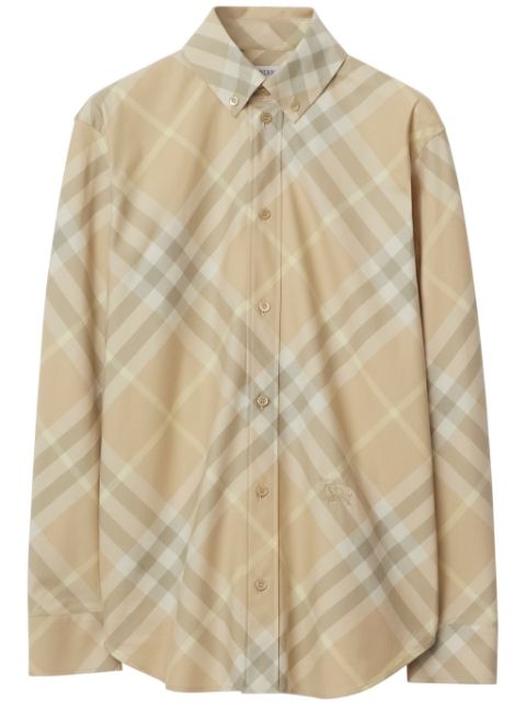 Burberry Vintage-check cotton shirt Women