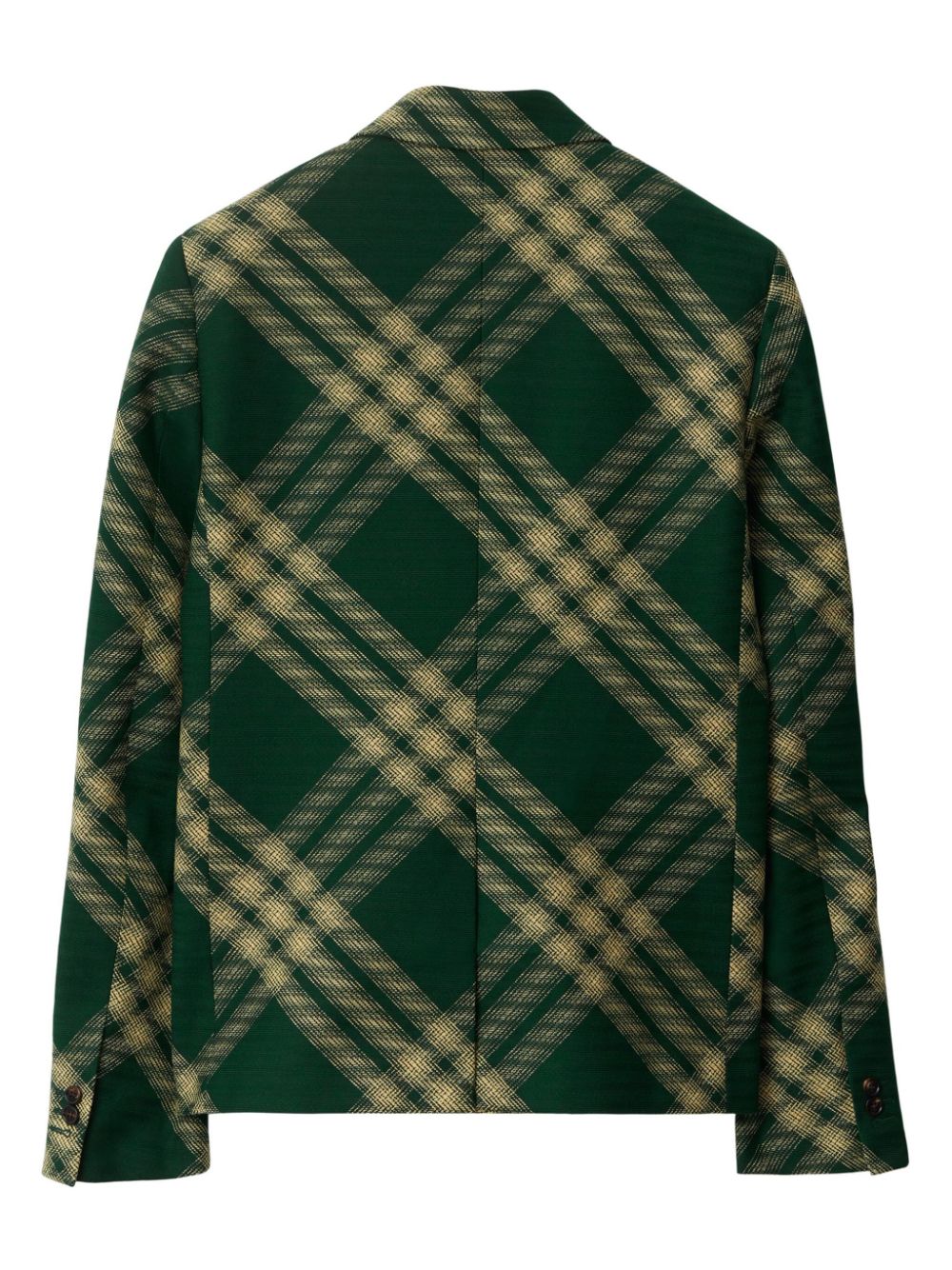 Cheap Burberry check-pattern buttoned blazer Men