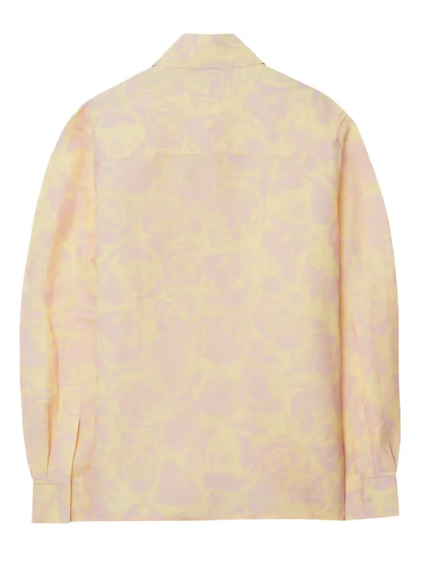 Burberry floral-print Taffeta Shirt | Pink | FARFETCH