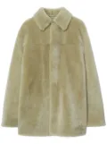 Burberry long-sleeve shearling jacket - Neutrals