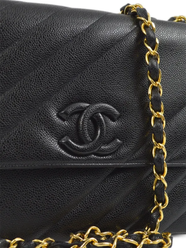 CHANEL Pre-Owned 1995 ジャンボ ストレート フラップ ショルダー