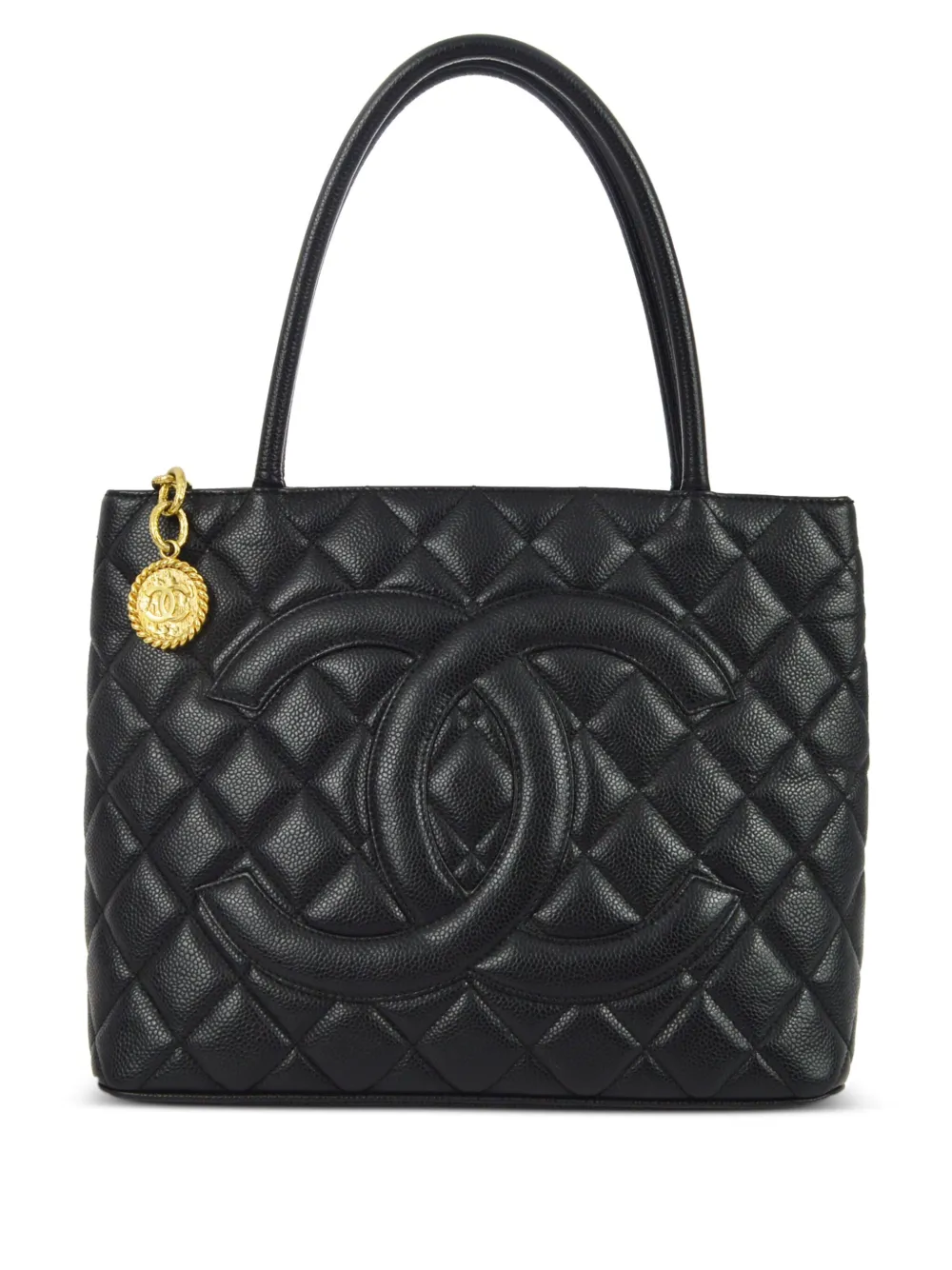 CHANEL Pre-Owned 2003 Medallion tote bag – Black