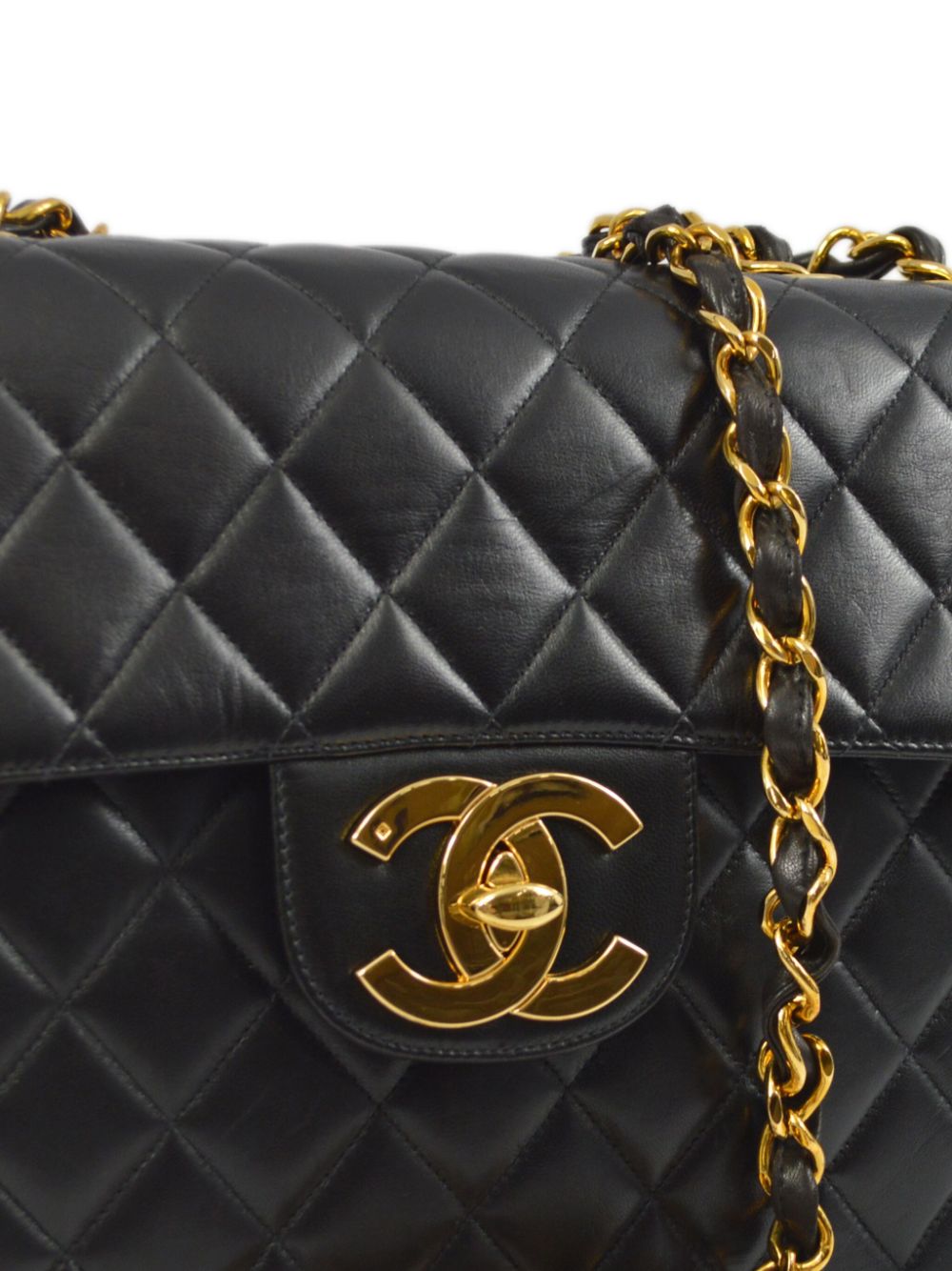 Affordable HOT SALE CHANEL 1997 Classic Flap Jumbo shoulder bag Women