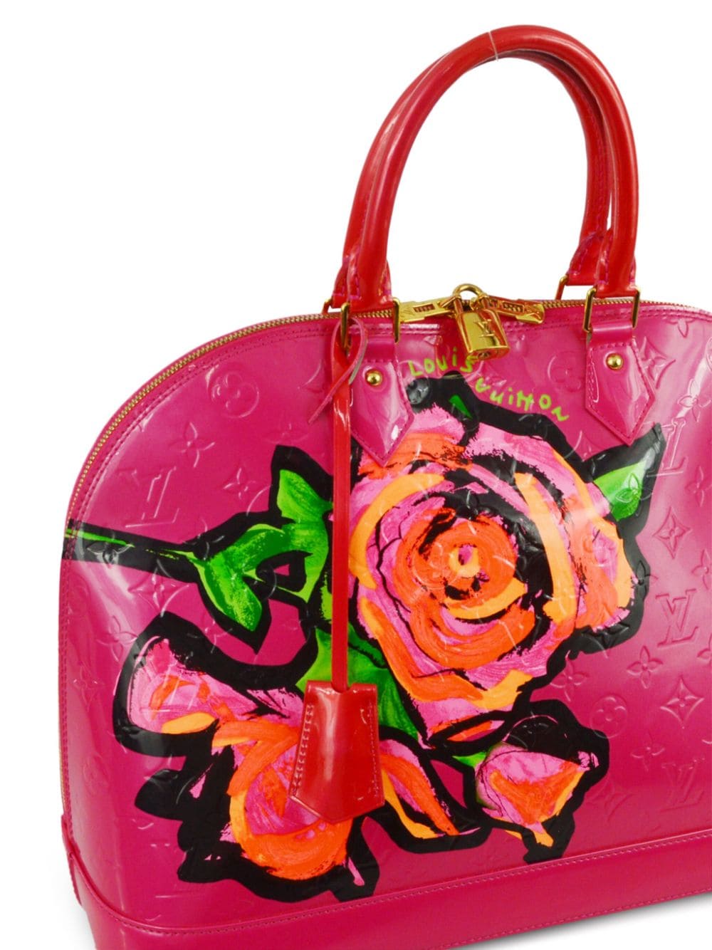 Pre-owned Louis Vuitton 2009  Alma Mm Handbag In Pink