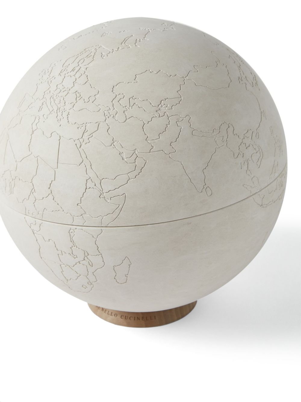 Brunello Cucinelli engraved stone globe Men