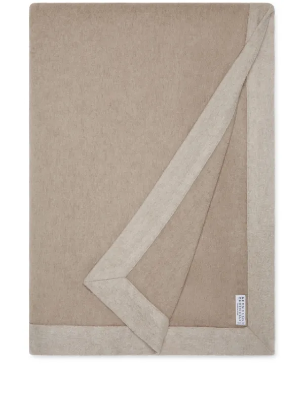 Brunello Cucinelli カシミア ブランケット 200cm x 150cm