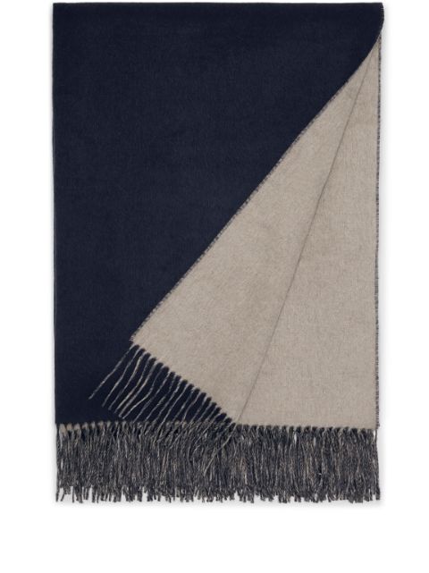 Brunello Cucinelli fringed silk throw Men