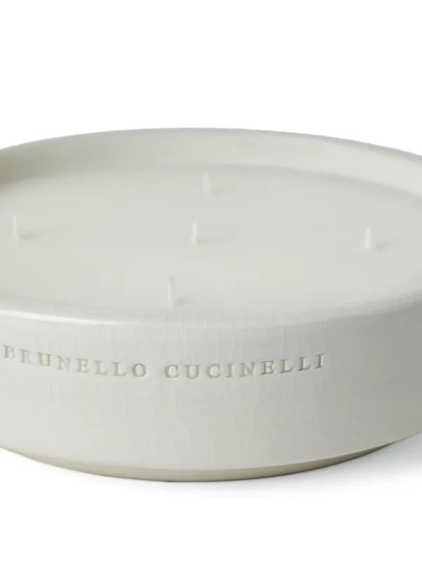 Brunello Cucinelli アロマキャンドル L | ホワイト | FARFETCH JP
