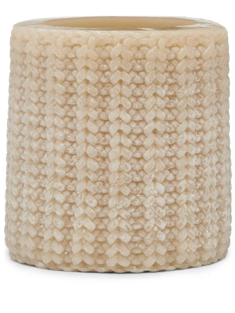 Brunello Cucinelli knit-texture lantern candle