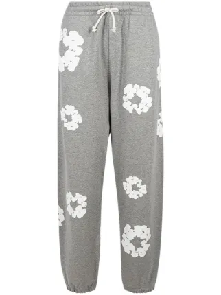 Denim Tears Calça Esportiva Cotton Wreath | Cinza | FARFETCH BR